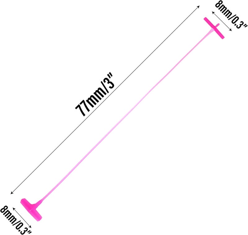 KH866 Pink Tagging Gun Fasteners 3 Inch – Standard Regular Tagging Barb Fasteners Lot of 5000 Gun Barbs Box Not Jam, Clothing Tag Attachments for All Price Refill Fastener Tags Tagger with Clothes - Image 2